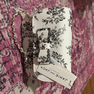 Janie and Jack Black Floral Key Holder